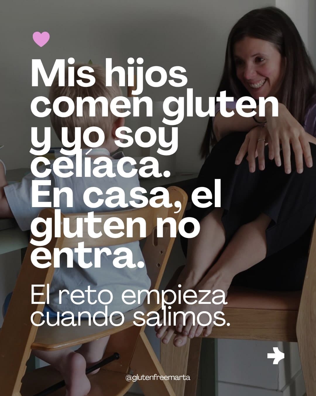 Mis hijos comen gluten y yo soy celíaca.