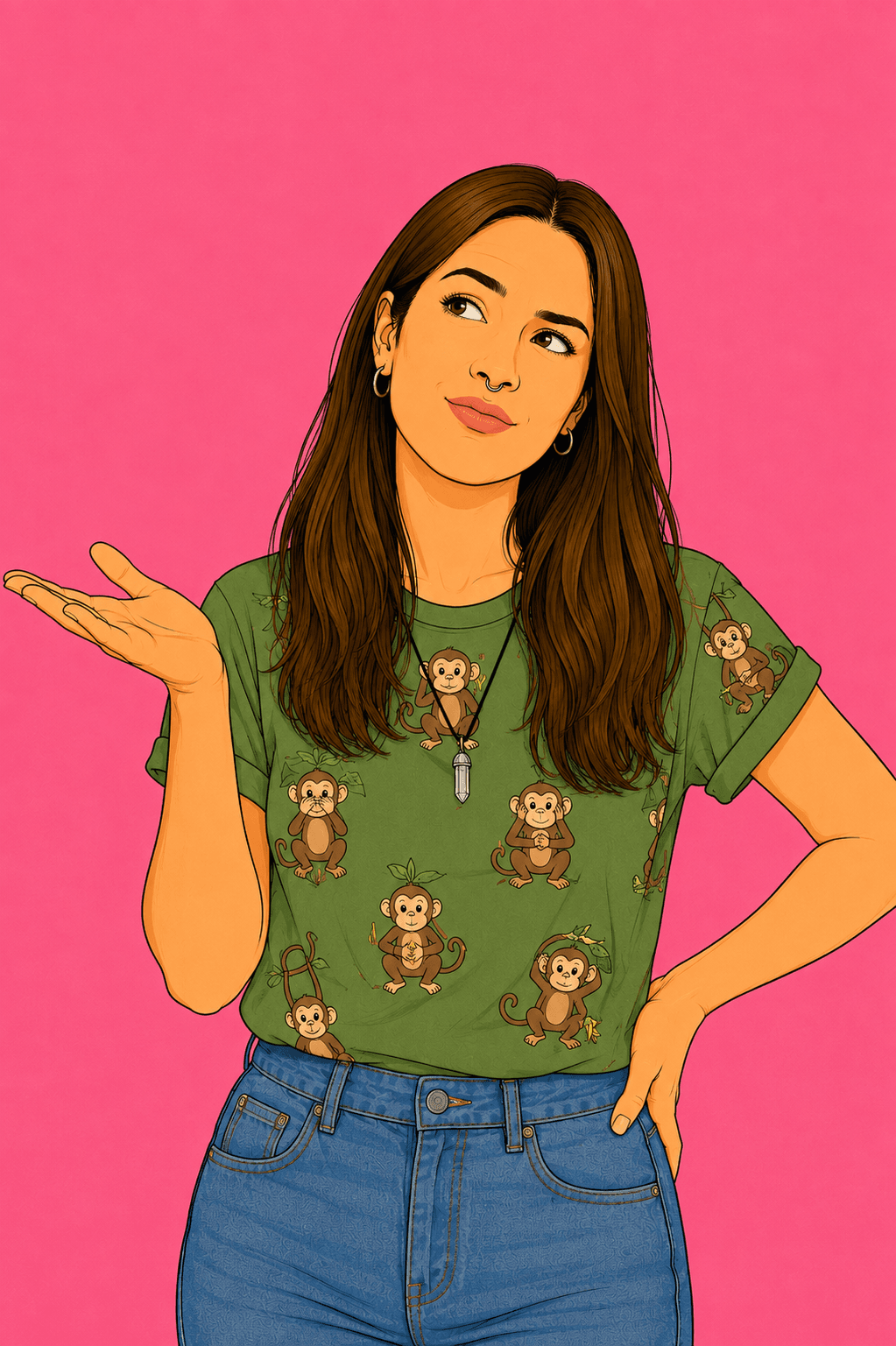 Marta con cara de duda